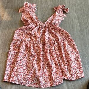 Beachsissi Elegant Floral pink Mini Dress